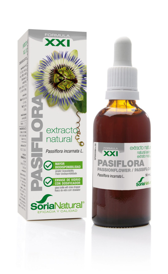 Passiflora incarnata XXI extract van Soria Natural :50 Milliliter