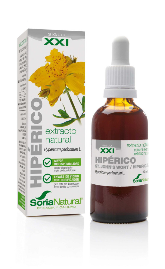Hypericum perforatum XXI extract van Soria Natural :50 Milliliter