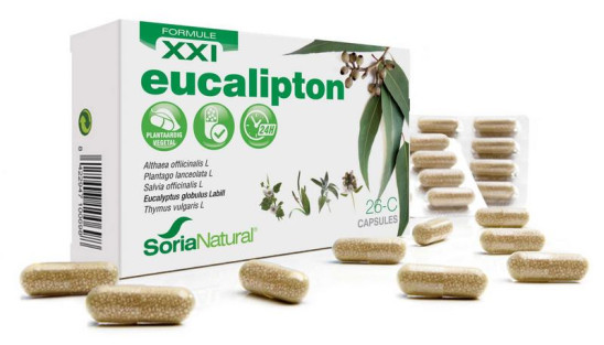 26-C Eucalipton XXI van Soria Natural :30 capsules