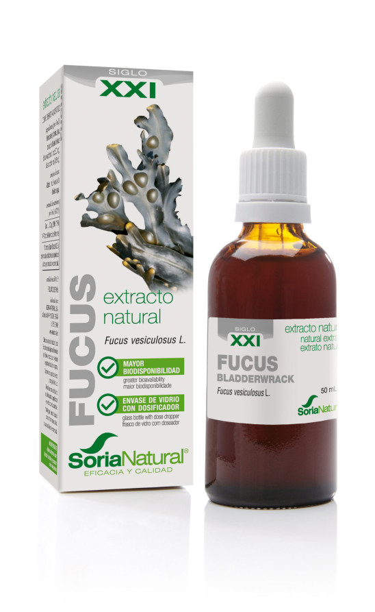 Fucus vesiculosus XXI extract van Soria Natural :50 Milliliter